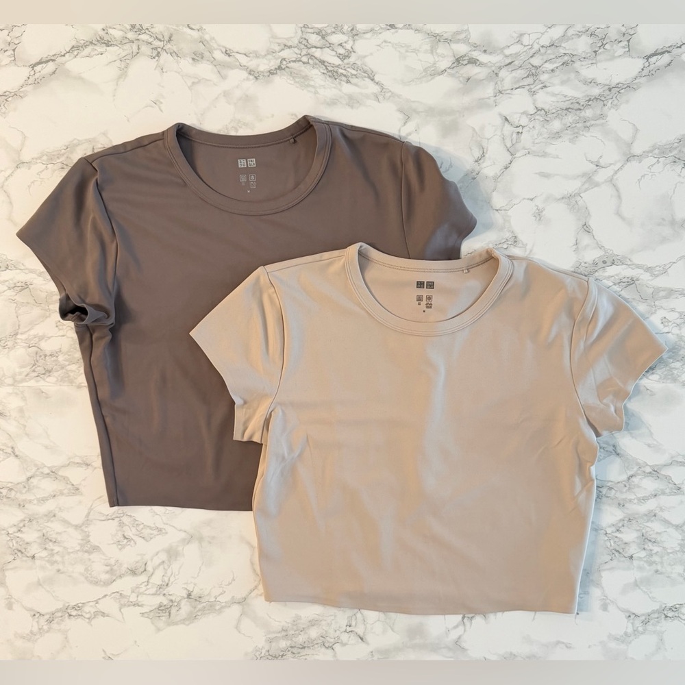 Uniqlo AIRism Tees (2 shirts)
